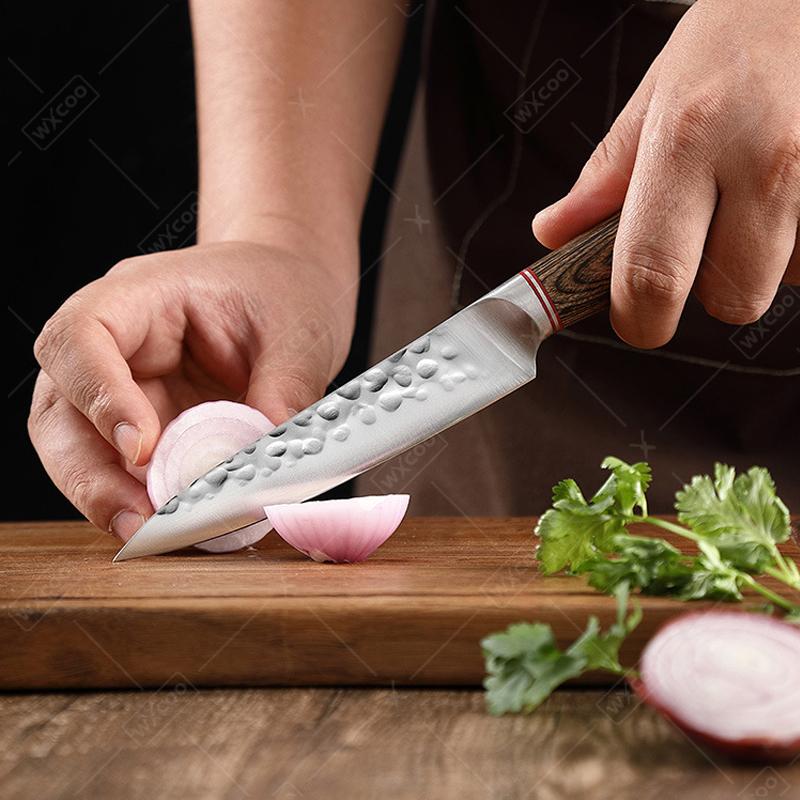Forged Hammer Boning Knife Stainless Steel Knife Meat Cleaver Butcher Knife Professional Kitchen Knives Paring Cooking Knives