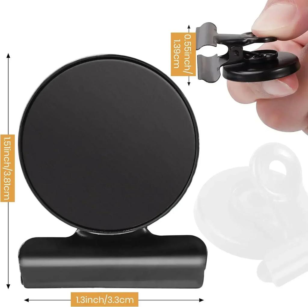 Strong Magnets Magnetic Clips Bulldog Clips Heavy Duty Magnetic Clips Perfect for Whiteboard Magnets Photo Displays Home