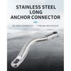 Boat Anchor Twist Connector Stainless Steel 316 Long Swivel Anchor Chain Connector For 6-8mm Chain