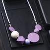 And American Style Unique Exaggerated Niche Necklace for Women, 2026 New Model, Purple Decorative Choker, Clavicle Chain, Stylish Sweater Chain