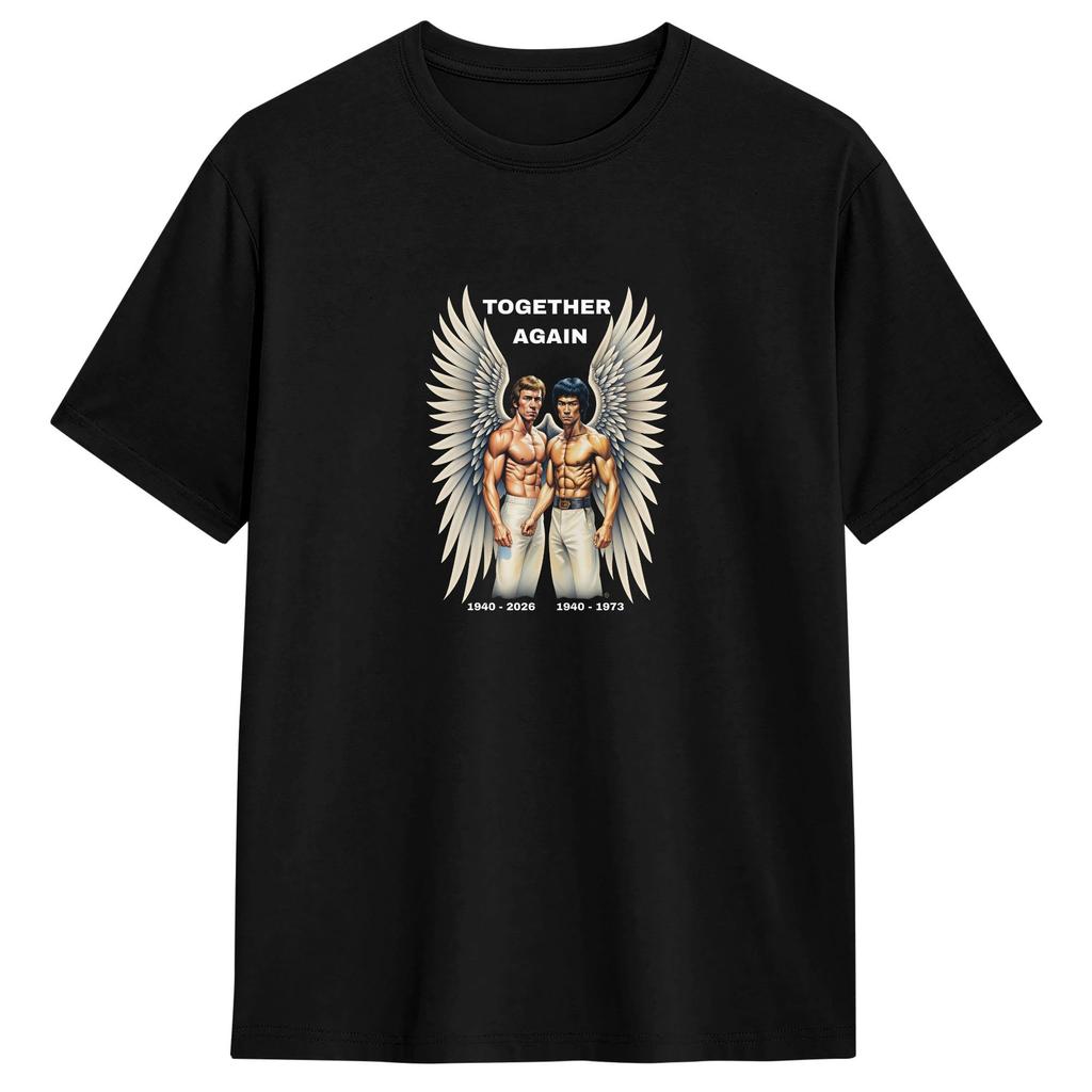 Chuck Norris T Shirt Harajuku T Shirts ShortSleeved Vintage Tshirt Summer Cotton Oversized Top Tees