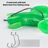 5pcs Frogs Crankbait Lures 3.7cm/4.7cm Topwater Frogs Lures Soft Frogs Baits Swimbait Artificial Fishing Lures with Hook