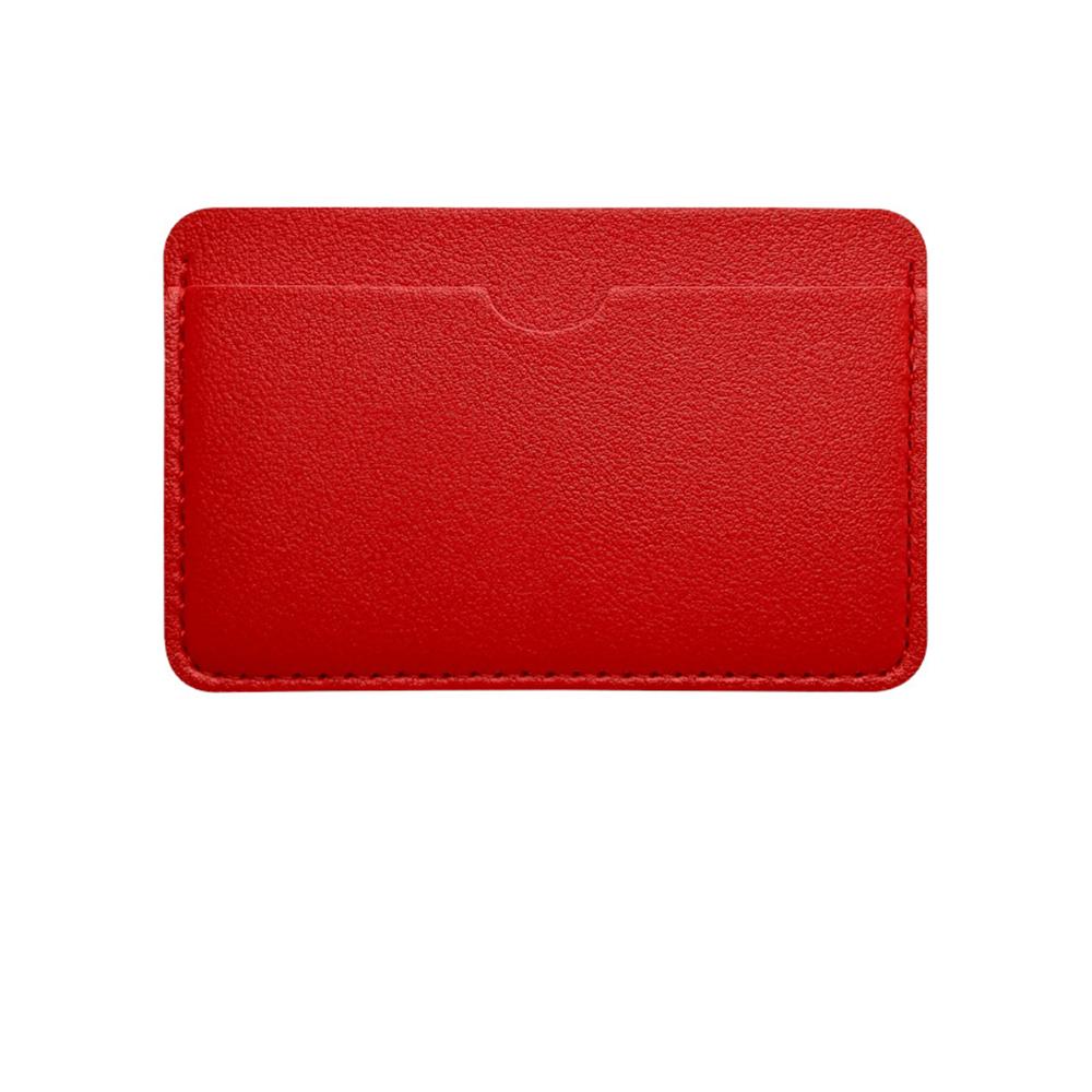 Credit Card Case Portable Bank Card Holder Pu Leather Card Holder Compact Id Badge Protector For Backpacks Bank Cards Credit