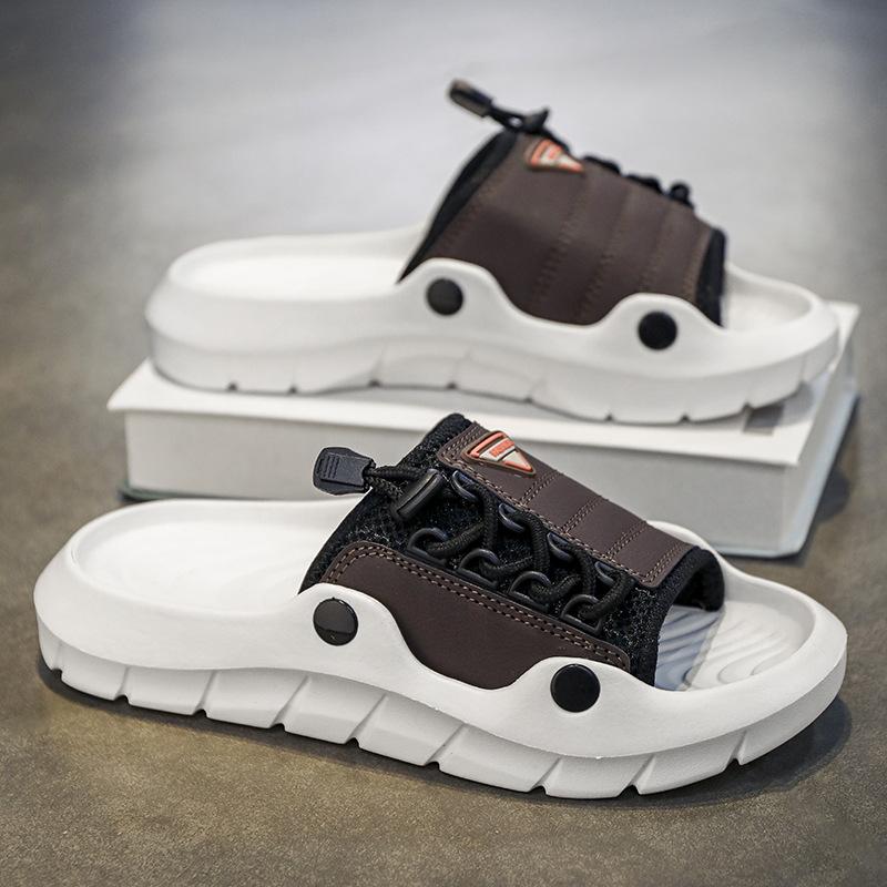

Slippers for Men Casual Sports Slippers Designer Sandals Outdoor Non Slip Beach Slippers Men s Flip Flops Slides 36