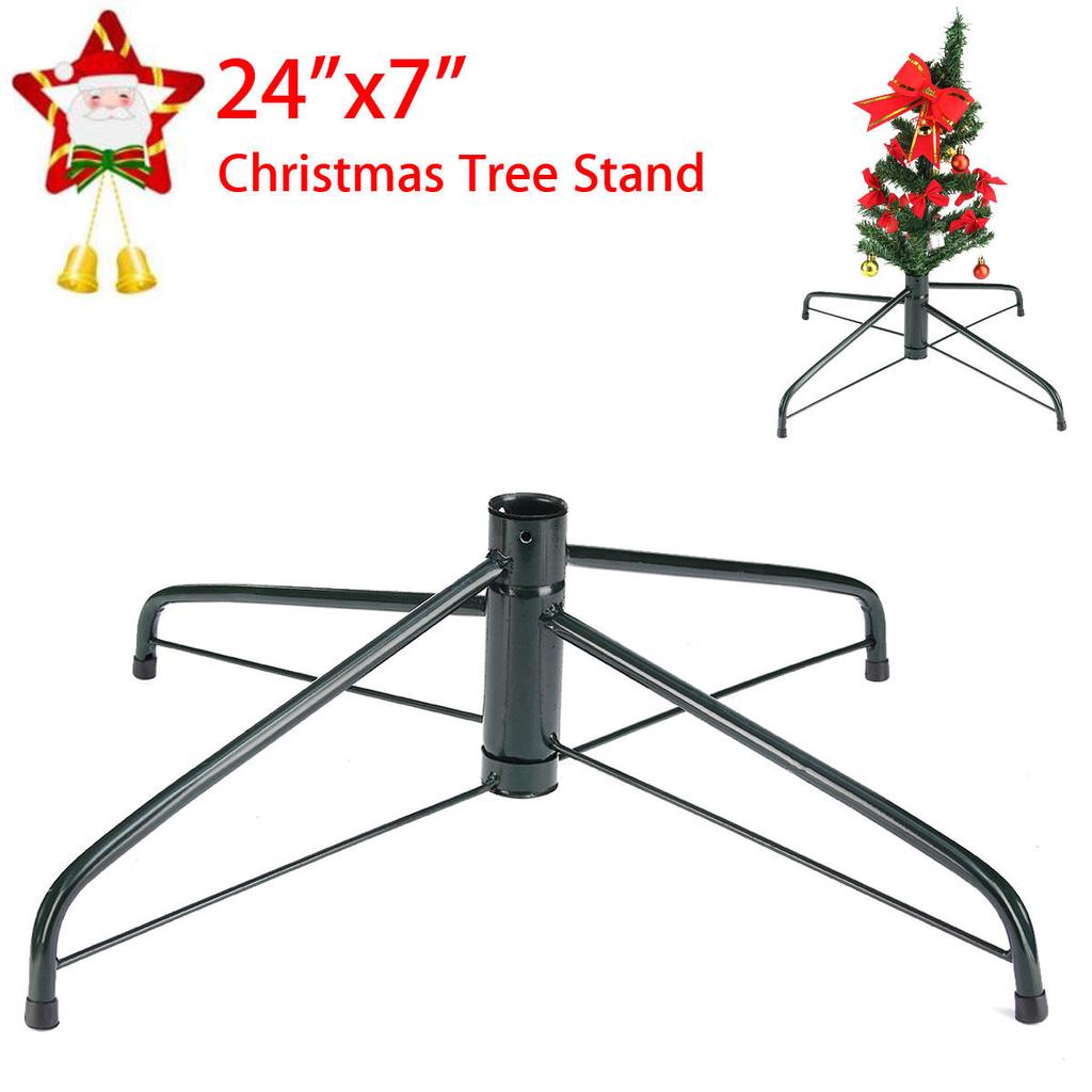 Buy 60cm Foldable Metal Christmas Tree Stand Holder Base DIY Decorative