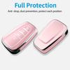 Autophone Compatible With Toyota Key Fob Cover with Keychain Soft TPU Key Shell Case,For -2025 Rav4 -2024 Camry 4 Runner - Highlander Corolla Prius