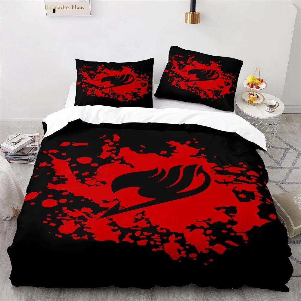 3D Printed Natsu Fairy Tail, Animation, Double Rom, King-Sized Dimensionsd Dimensions Bed, Down Soft Duvet Cover, Pilowcase, Young Boys And Young