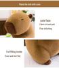 Capybara Plush Pillow Doll - Cute Large Stuffed Toy for Children