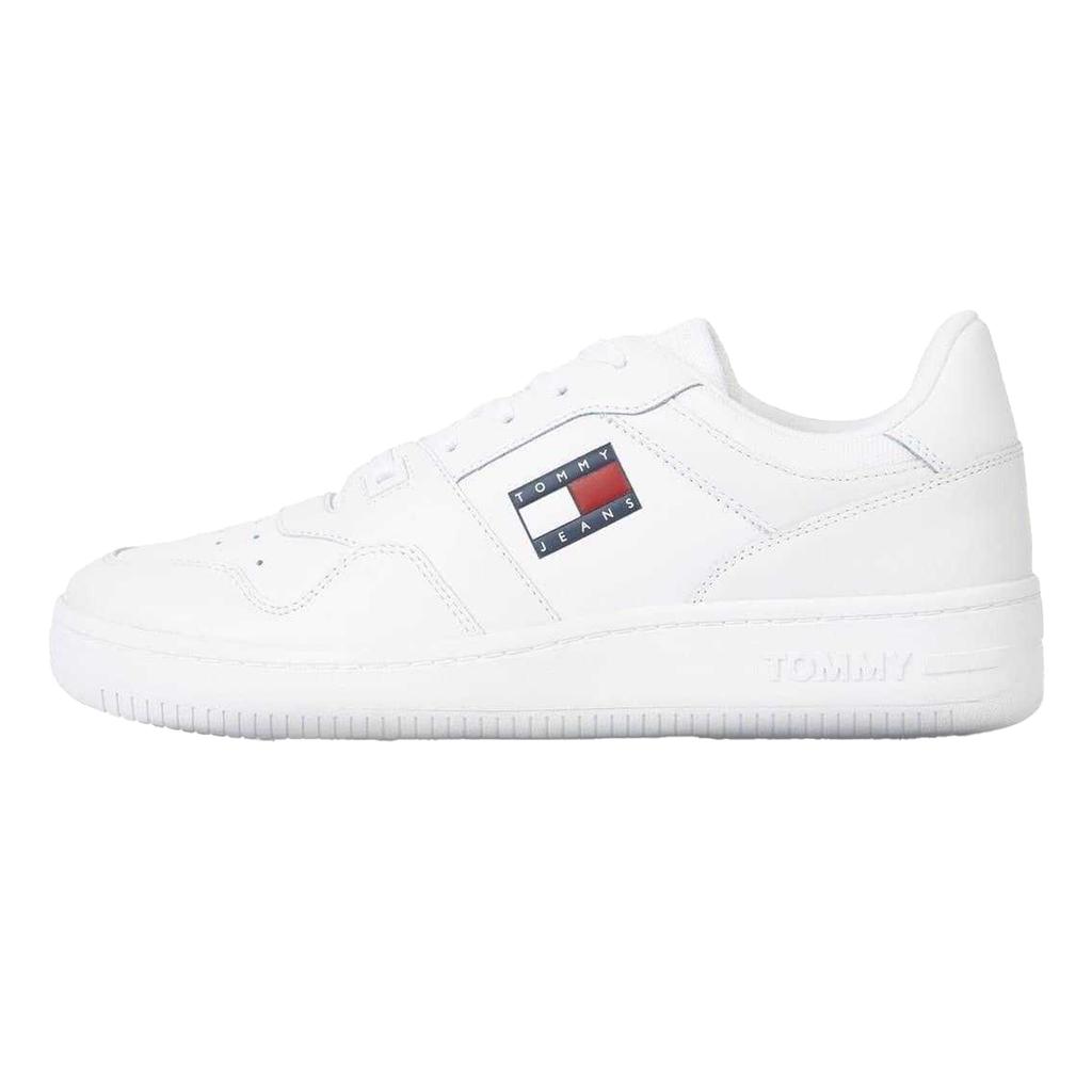 Tommy Jeans Mens Leather Basketball Cupsole Trainers
