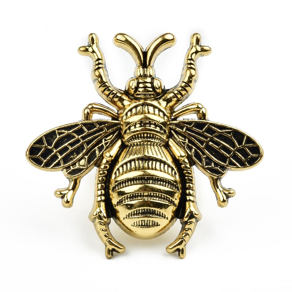 Evropské Retro Úchytky Zásuvek ve Tvaru Včely Zinková Slitina Nábytek Knoflík Šatní Skříně Kuchyňská Skříňka Dveře Zásuvky Vintage Táhla