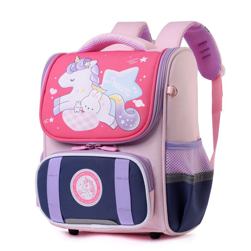 Adorable Children's Backpack With Ergonomic Design And Breathable Nylon Material