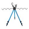 Portable Fishing Rods Tripod Stand Telescopic Aluminum Alloy Fishing Rod Holder for Sea Beach Shore Extendable Fishing