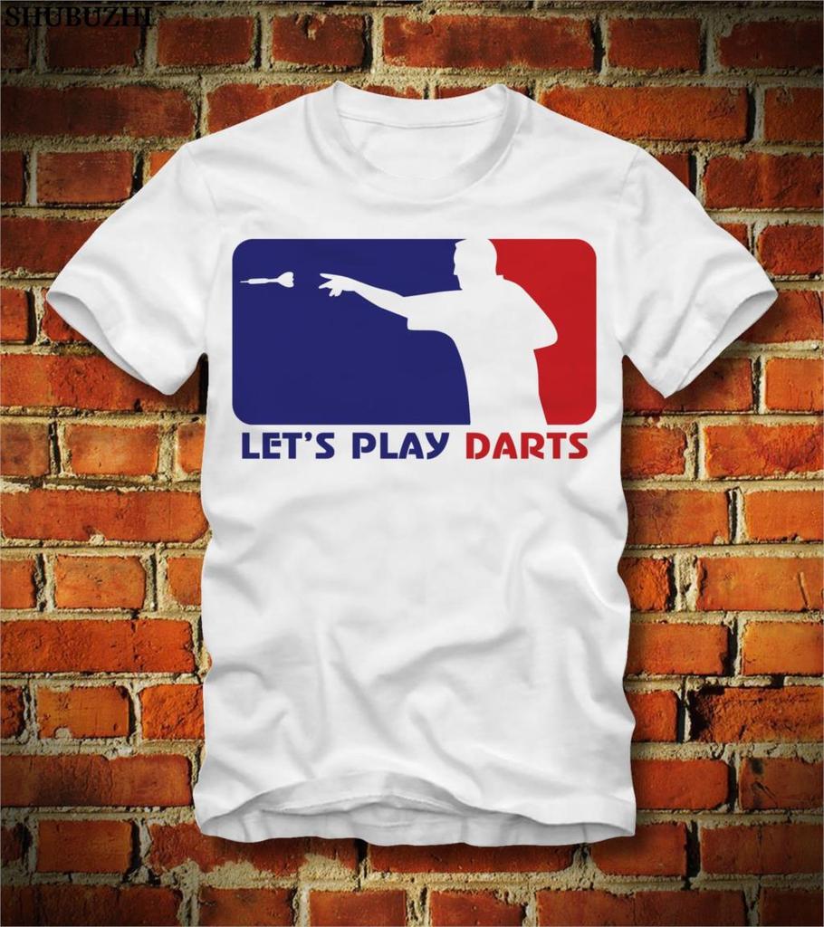 Summer New Brand T Shirt Unisex Hip Hop Unisex Casual T SHIRT DARTS LETS VAN GERWEN ANDERSON BARNEY WADETee Shirt