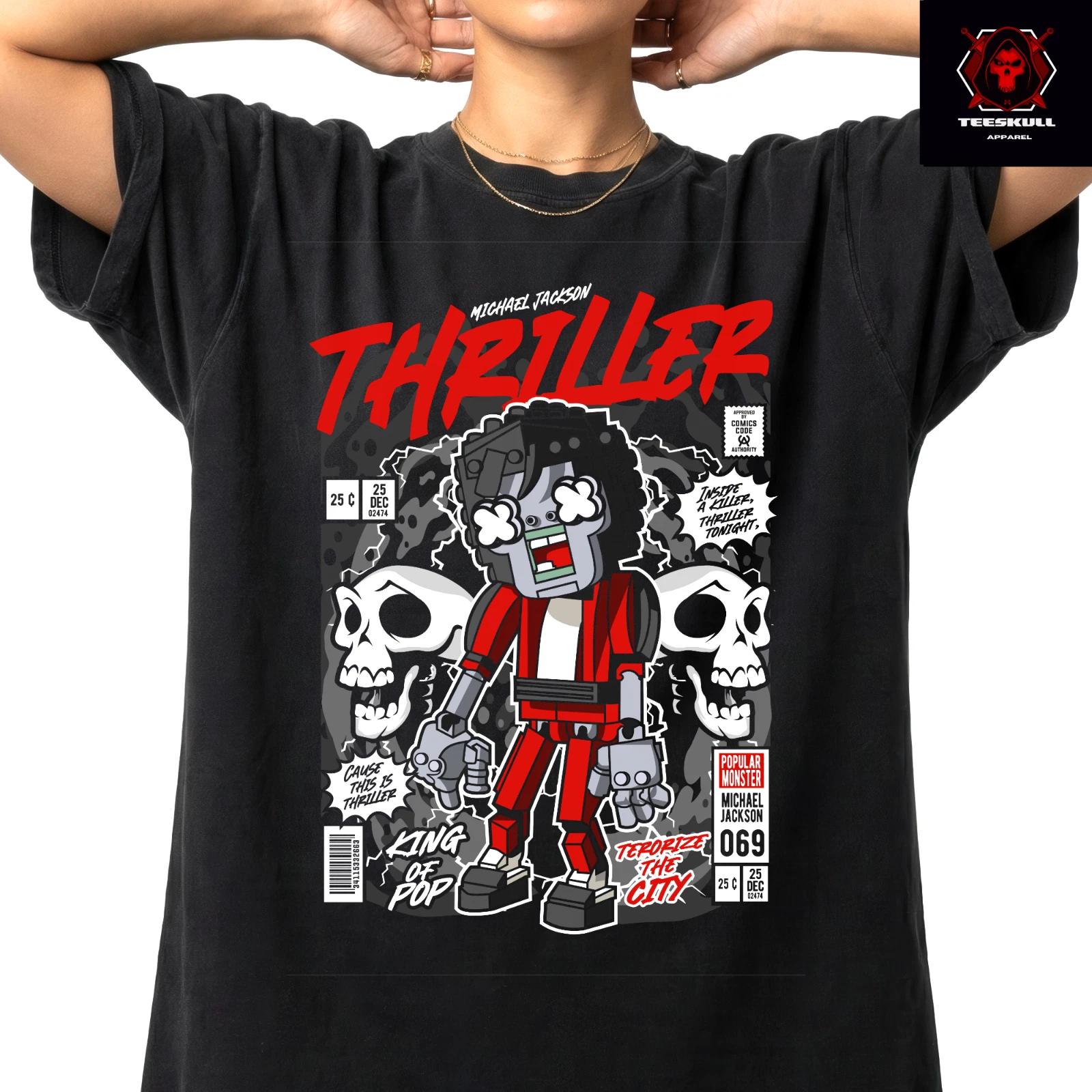 Michael Jackson Thriller Funko Pop Unisex Premium Cotton T-Shirt 4XL