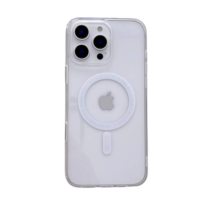Transparent Magnetic AI Camera Case with Touch Buttons for iPhone 16 Pro Max - Drop-Proof