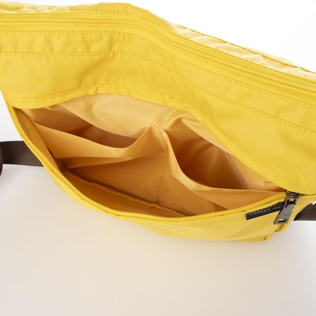 Shoulder bag vous et side zip shoulder light mustard [Isaac] bag, (41)
