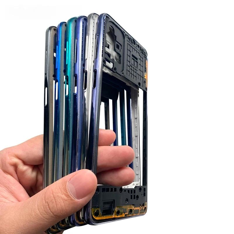 Middle Frame For Samsung A41 F62 M51 M62 A7 2018 Housing + Side Keys Volume Buttons Replacement Part