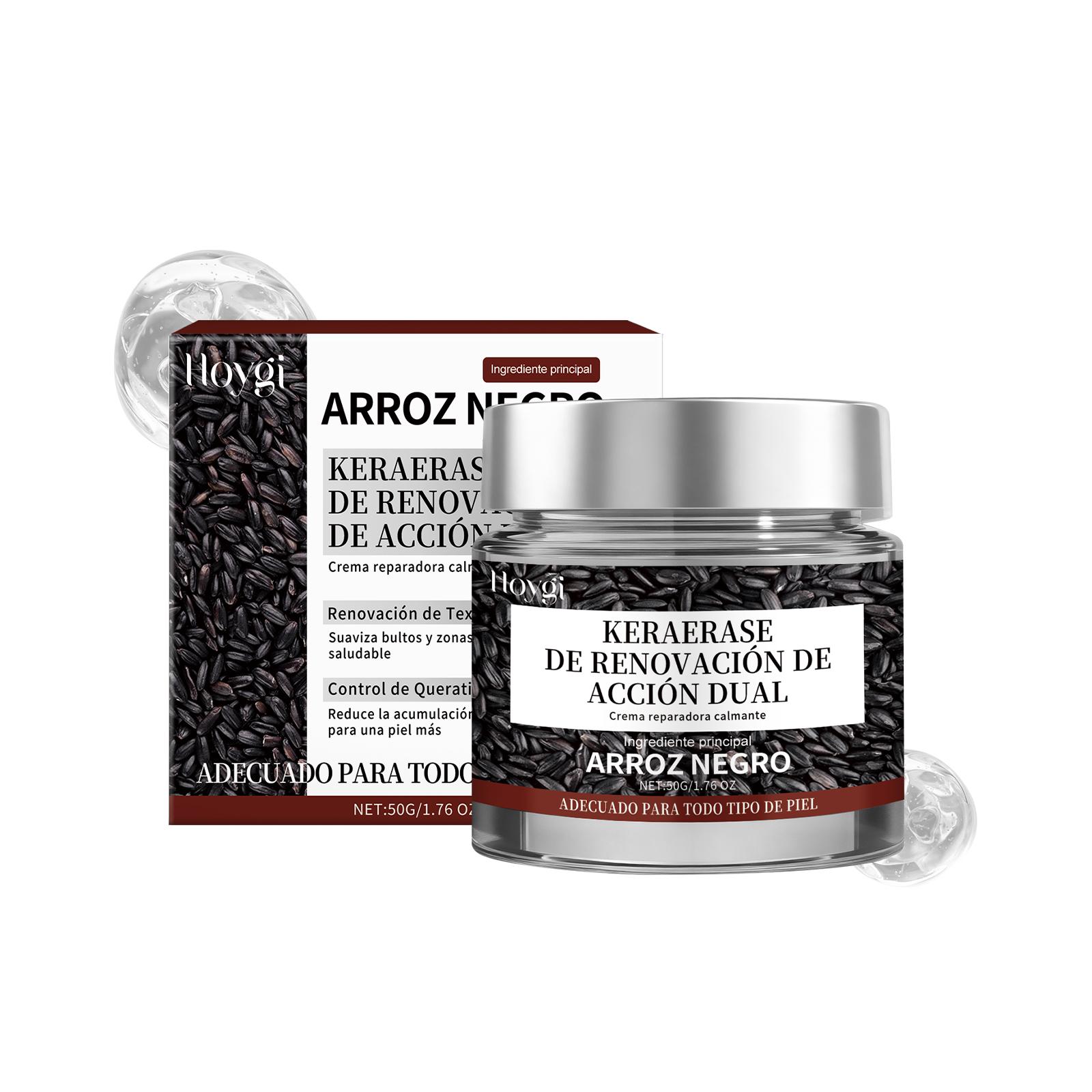 

Black Rice Face Cream Niacinamide Moisturizer Soothing Day Cream Dry Skin Repair Winter Skincare Brightening Effect Holiday Gift