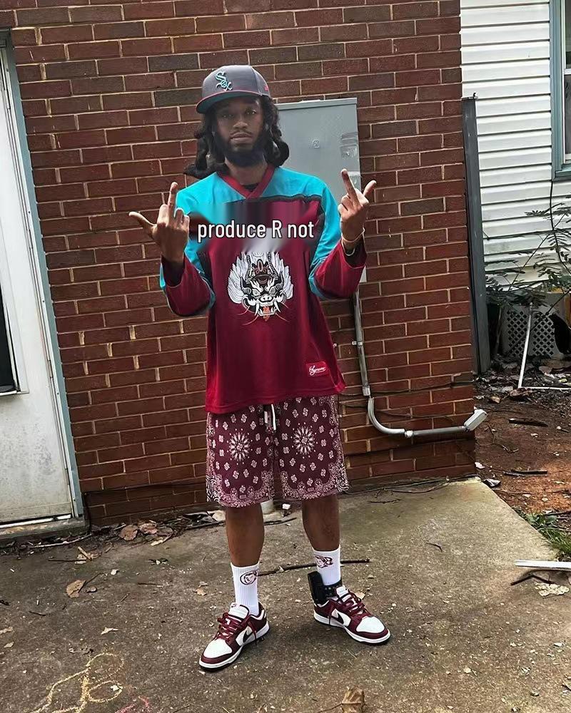 Unisex American Basketball Shorts: Casual, Trendy, Breathable Sports & Beach Five-Point Pants