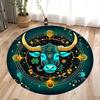 Tarot Round Carpet Mandala Flower of Life Altar Cloth Divination Meditation Circle Galaxy Tarot Mat Oracle Card Mat