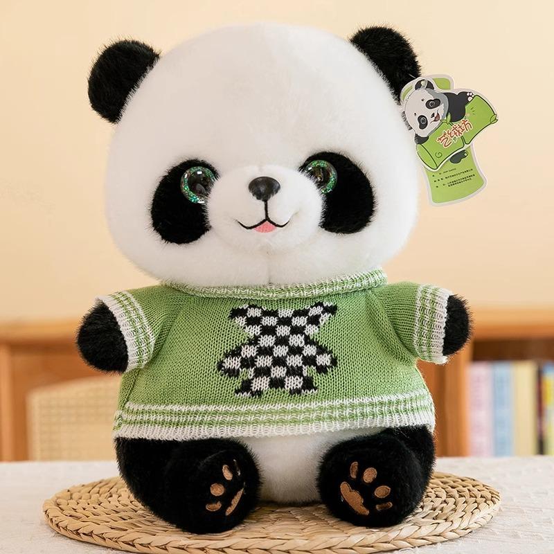 New cute giant panda mascot plush doll doll creative children's birthday gift cute toy