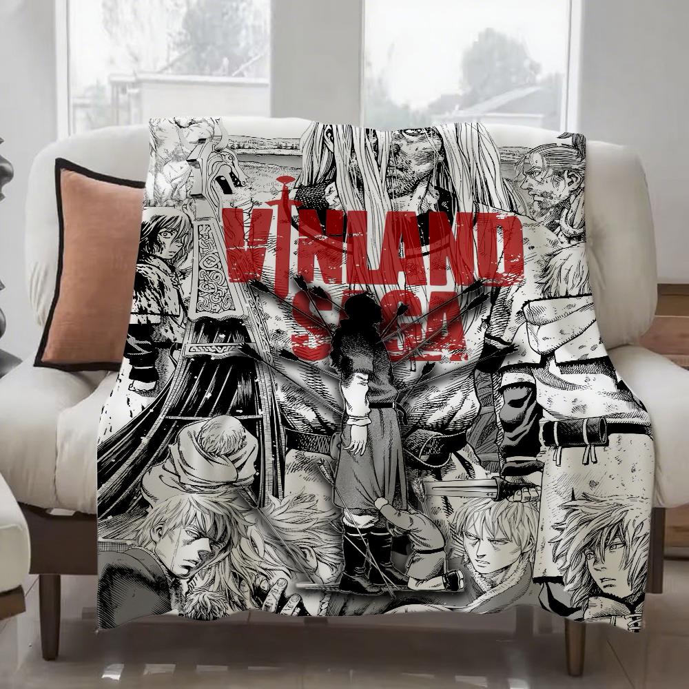 Vinland Saga Anime Comics Blanket Design Lightweight For Dorms, Naps, Living Room, Office,Sofa,All-Season