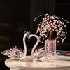 Swan Crystal Wedding Souvenir - Elegant Decor Gift for Couples & Friends