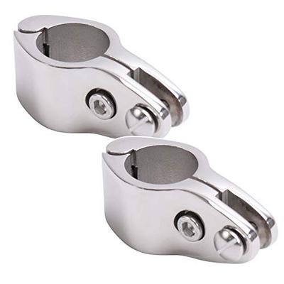 Set of 2 Ship Awning Boat SUS316 Stainless Steel Pipe Clamp for Marine Boat