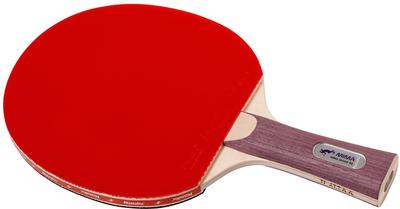 Nittaku Table Tennis Racket MIMA Shake with JTTA Mima Ito Includes 2 Plastic for 40mm Hard Inverted FL Red X NH5157 SS, Pre-installed Rubber,
