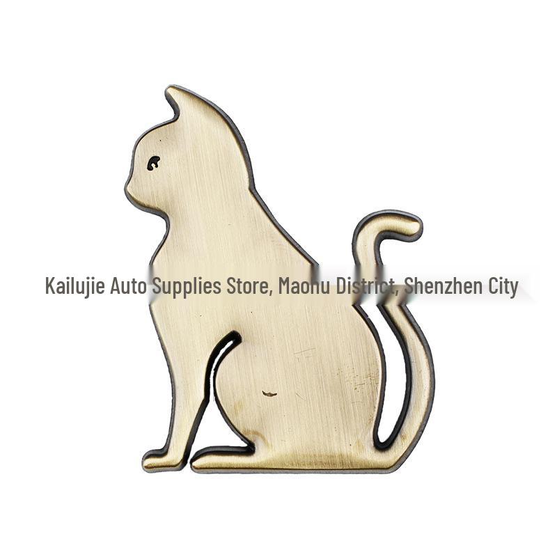 3D Cute Cat Car Sticker - Scratch Cover & Decoration