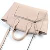 Bally Shoulder Bag SOMMET ZIP Leather 2WAY Handbag Pink Beige Leather Women Used