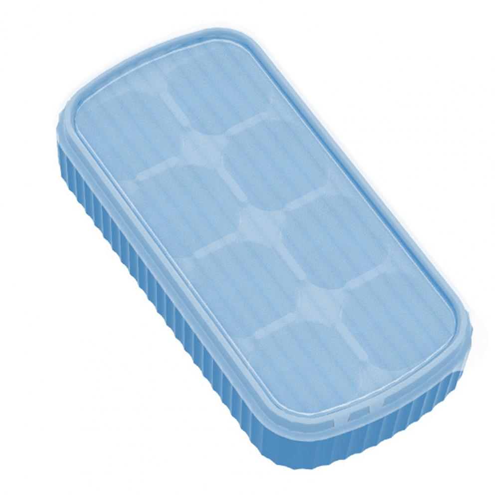 8 Grid Big Ice Tava Mold Giant Jumbo Large Food Grade Silicon Ice Cube Square Tava Mold DIY Ice Maker Tava pentru cuburi de gheata