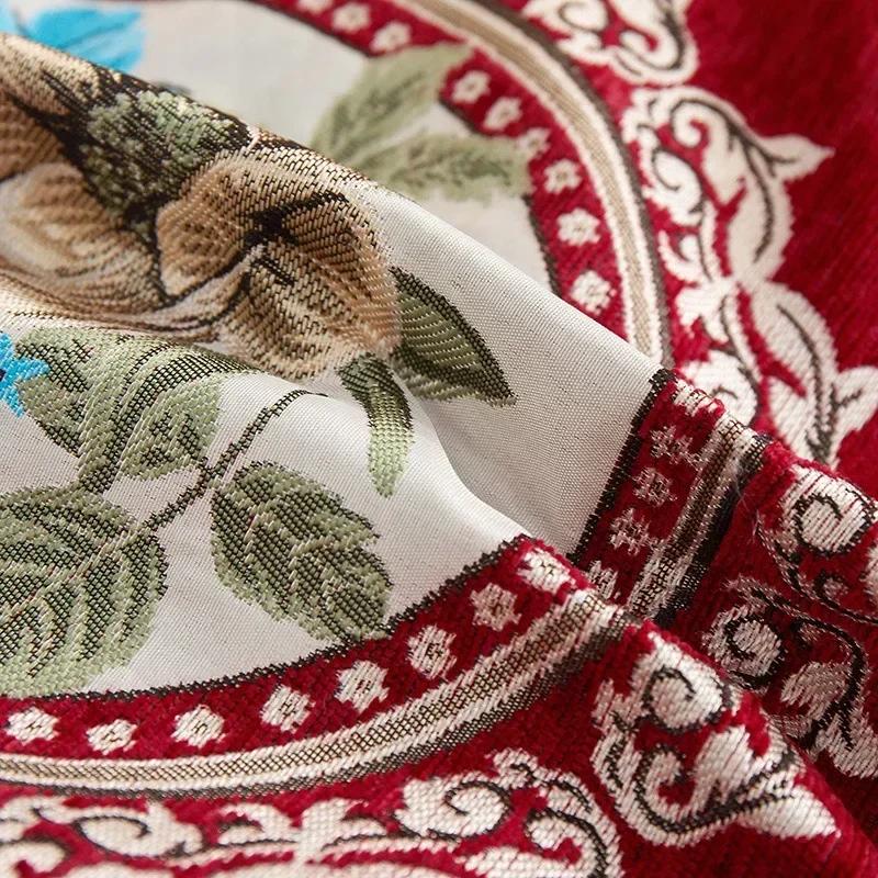 45x45cm European Style Embroidered Flowers Decorative Pillow Cover 48x48cm Throw Pillowcase Home Decor Cushion Cover for Sofa