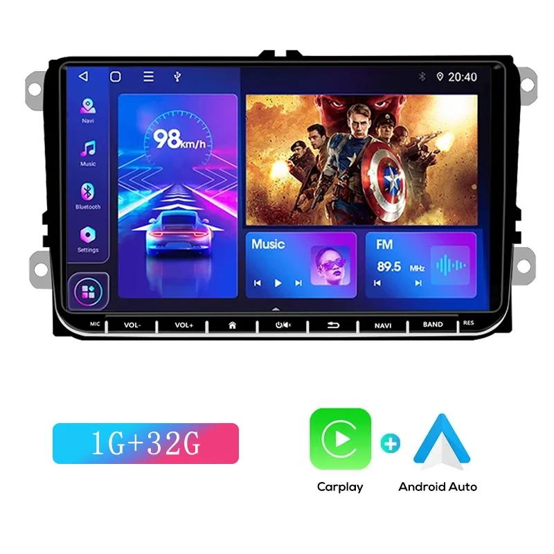 

Acodo 2 Din Android 11 автомобильное радио 9 GPS с Carplay для VW/Volkswagen Passat Golf MK5 MK6 Jetta EOS POLO Touran Seat Sharan