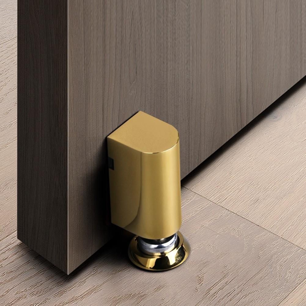 Home Use Black gray white gold silver Magnetic Door Stop Heavy Duty Holder Strong Holding Force Tool-free Installation