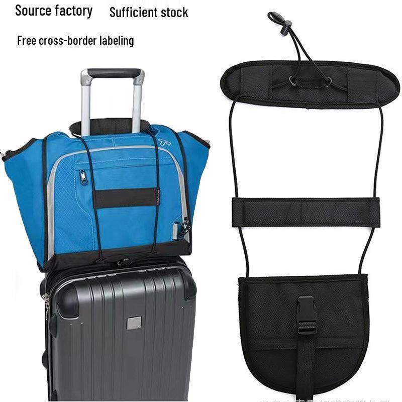 Solid Color Elastic Luggage Straps - Travel Safety Oxford Cloth