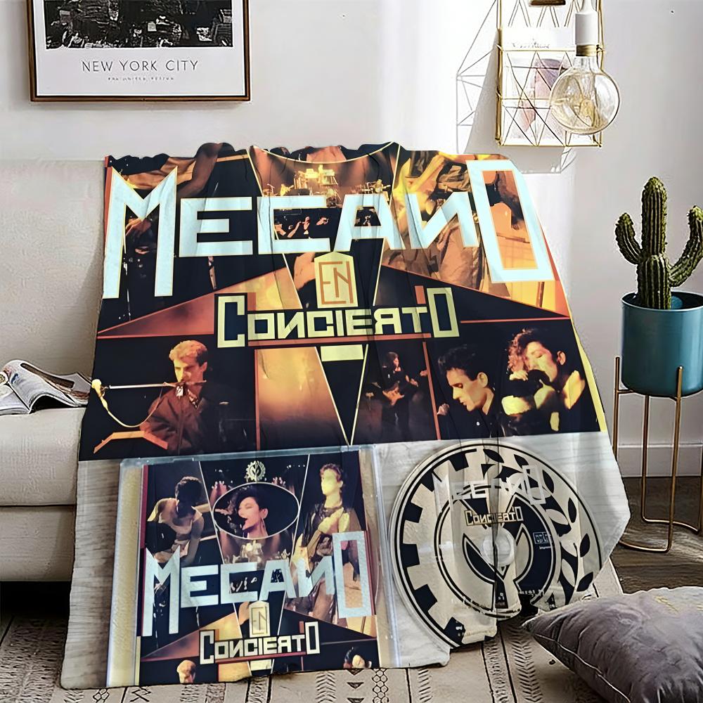 Mecano Throw Lightweight 240g Flannel Blanket Soft Skin-friendly for Summer Cooling 75X95CM