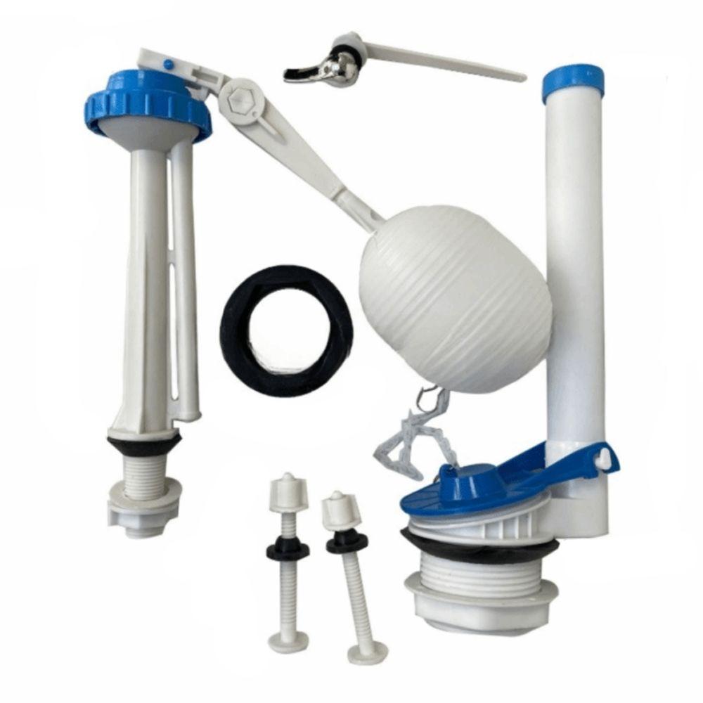 1 Set Pull Handle Toilet Water Tank Inlet Valve Push Button Toilet Tank Replacement  Toilet Tank