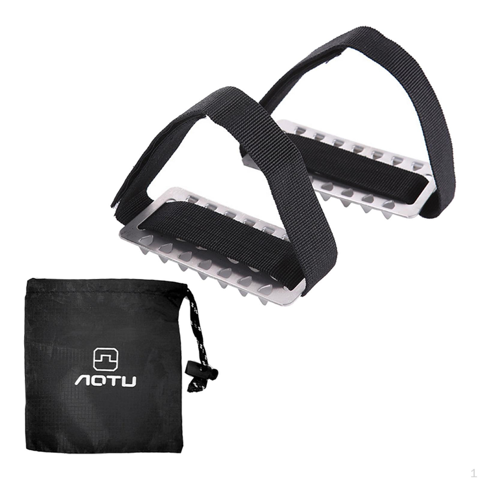 

Shoe Spikes Ice Crampons Nonslip Claws for Snow Boots Traction Cleats