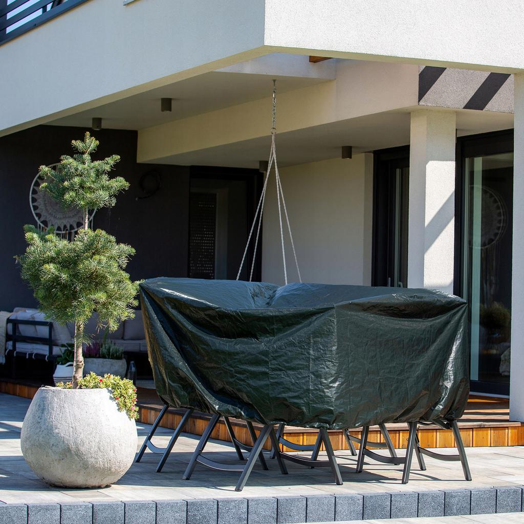 KADAX Cover For Garden Furniture Table Armchair Chair Waterproof Round 190x190