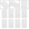 49*29*6.5mm 8pcs Toilet Shims High-quality Soft Plastic Stackable White