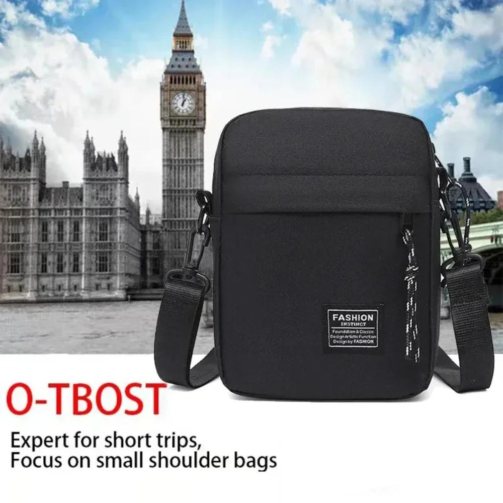 

1PC Men s Satchel Fashion Oxford Cloth Shoulder Bag Men s Casual Diagonal Crossover Fashion Hand Machine Small Square Bag