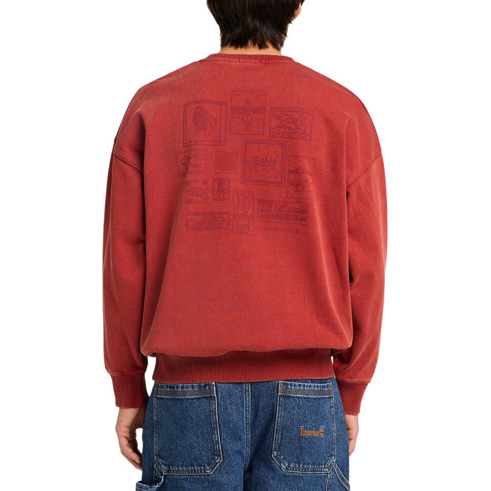 Timberland Year Of The Horse New Year Edition Knitted Crew Neck Loose Pullover Sweatshirt Men Sweatshirt A5MXM-AFG