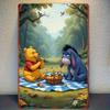 2D Flat, (Disney) 2D Flat 1pc "Mickey and Minnie's Eternal Love" Tinplate Painting- Great Decoration for Living Room, Cafe, Bar,