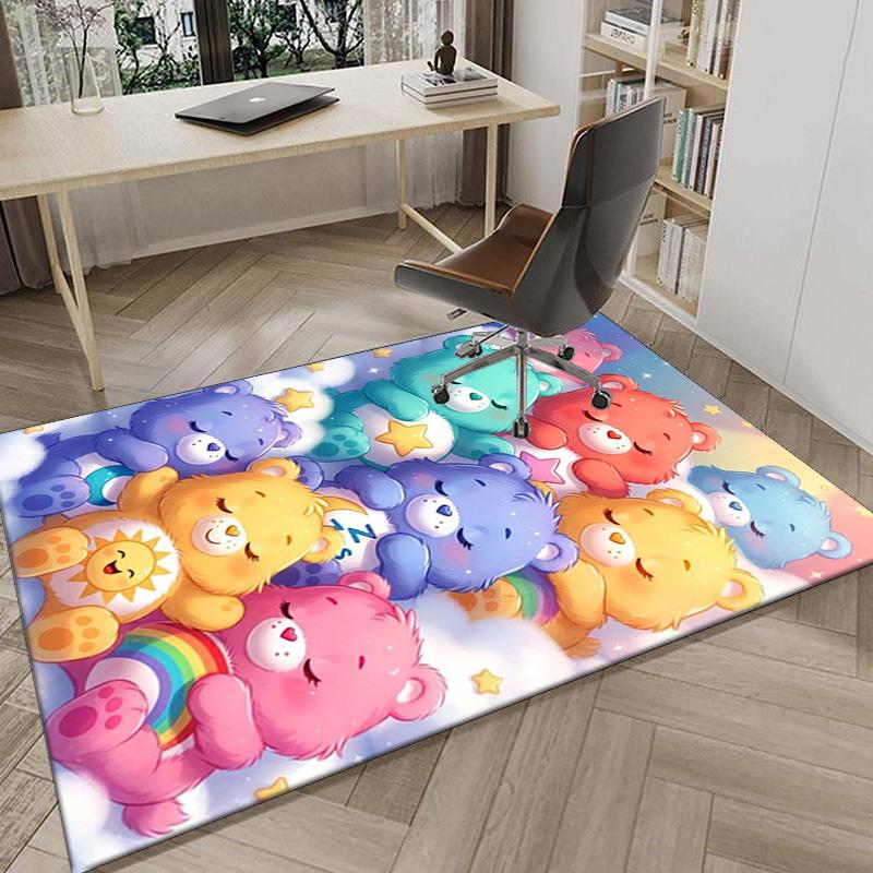 Love Bears Cozy Night Carpet, Chair Rug,Rug for Office Bedroom living rooms, Doormat decor Fan Gift Christmas Gift