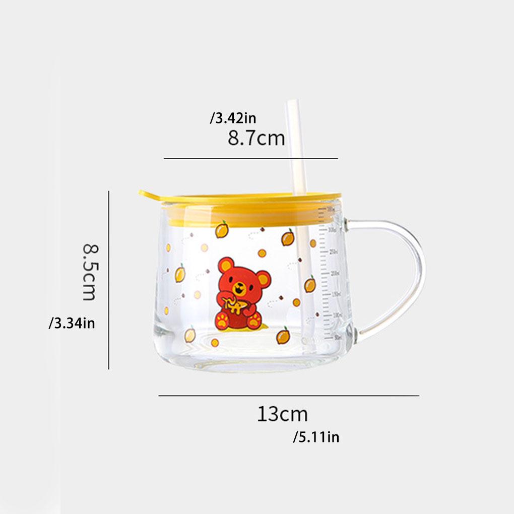 Roztomilý hrnek na vodu Přenosný zvířecí vzor Dětský náhradní šupinatý kolejní mléko káva snídaňový slámový hrnek na pití