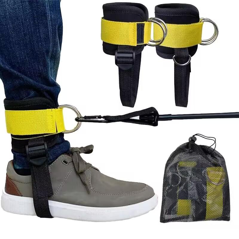 Fitness Gantry Ankle Buckle, Hip and Leg Strength Training Leg Buckle, Pedal Type Multi-directional Adjustable Ankle Buckle