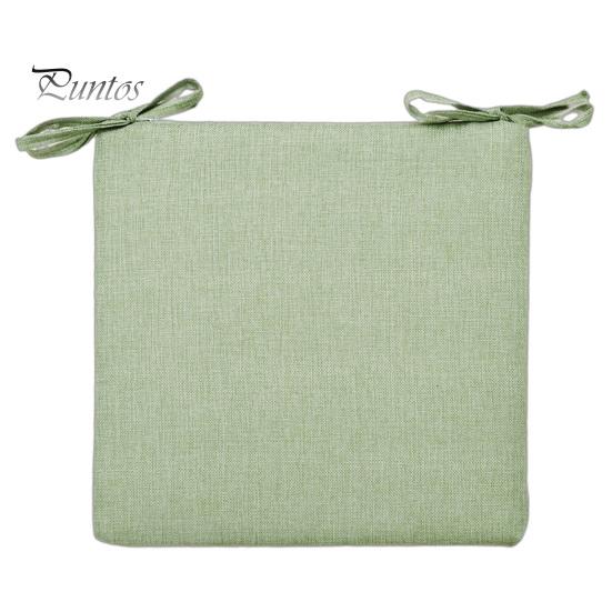 Natural Texture Seat Cushion Office Chair with Ties, Ultra Soft Square Cushion, 15.75"x15.75" for Breathable Washable Pad Dining Chair, Home