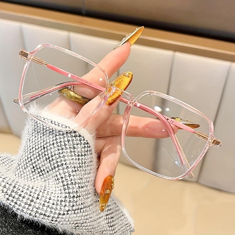 3pcs of oversized reading glasses set suitable for men and women featuring a large blue light blocking design