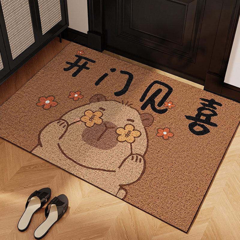 New Year Anti-Slip Dirt-Resistant Entryway Doormat – Cuttable Mud Scraper and Dirt Wiper Coil